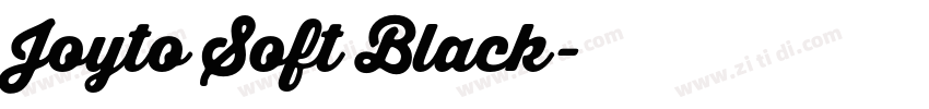 Joyto Soft Black字体转换